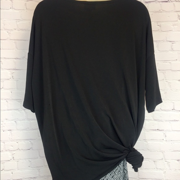 🦄BNWT SOFT Black hi-low Irma Tunic long cut back - Picture 6 of 8